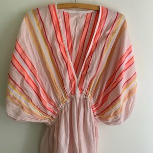 Lemlem Plunge Neck Dress